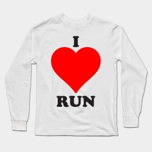 happy running Long Sleeve T-Shirt